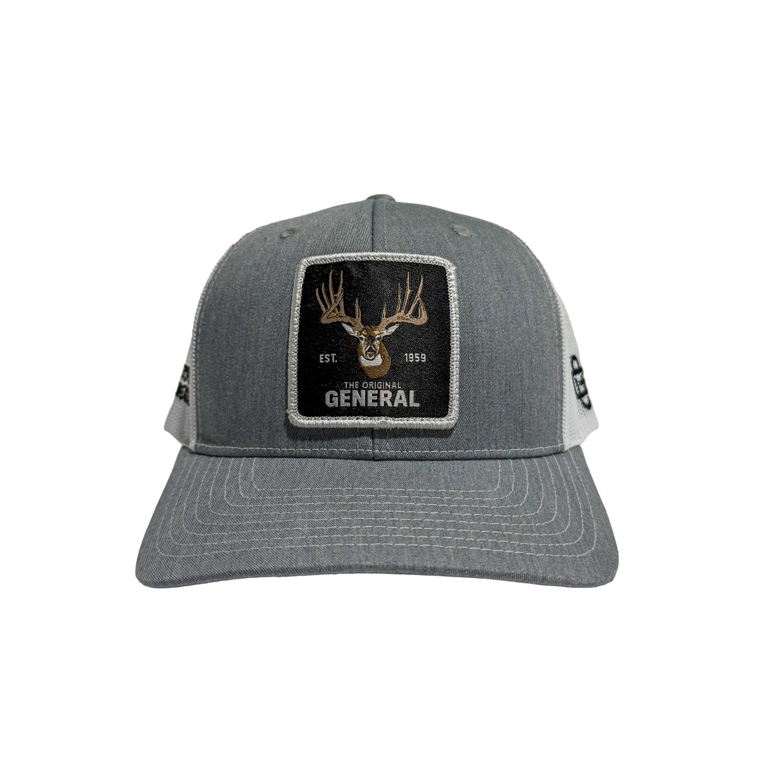 The Original General Hat - Heather Grey/White